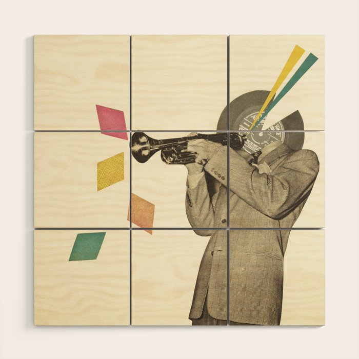 Blue Note Wood Wall Art Gallery Image 1