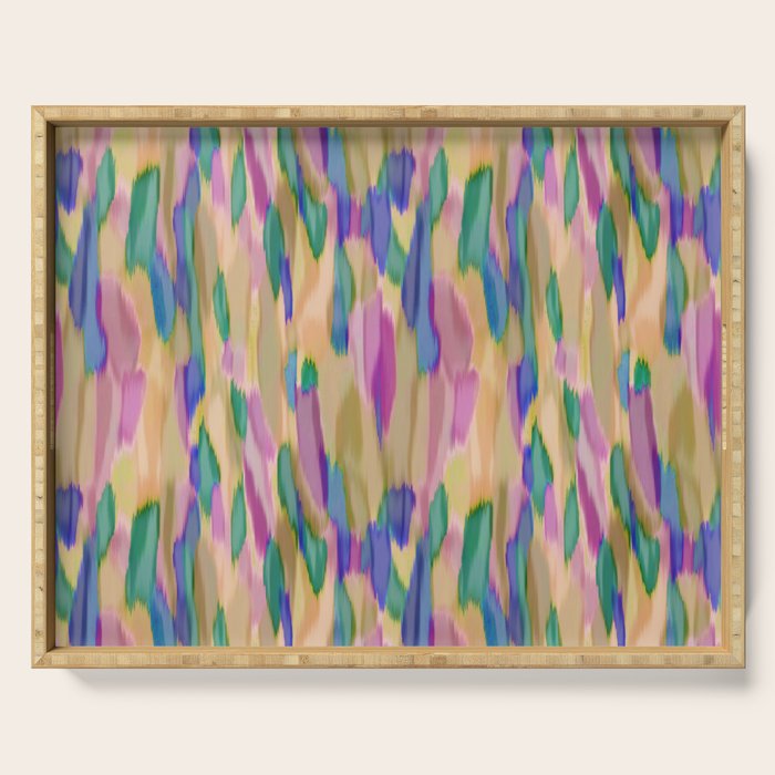  seamless pattern abstract texture background spots Serving Tray Gallery Image 1