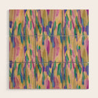  seamless pattern abstract texture background spots Wood Wall Art Gallery Image 1
