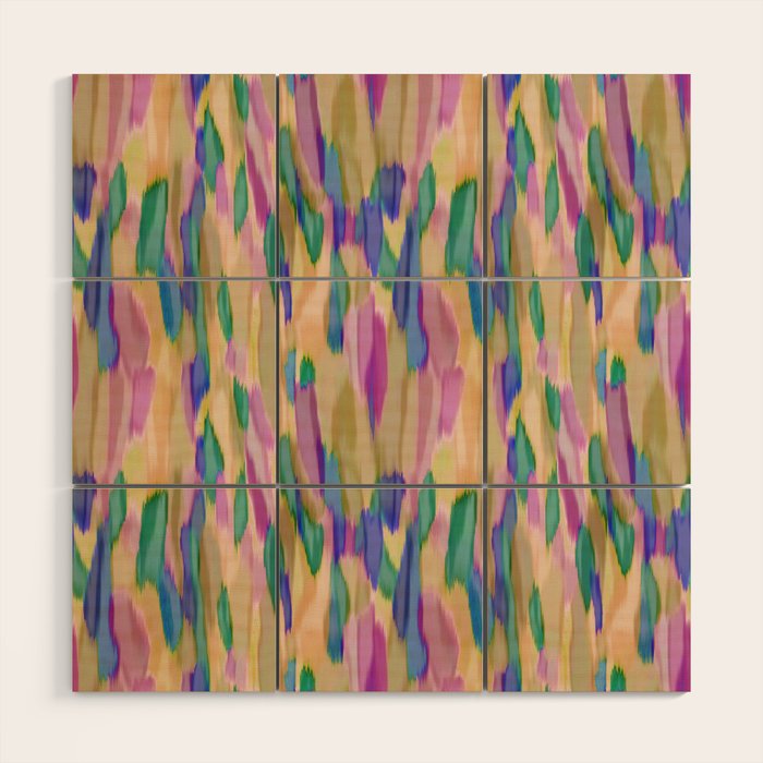  seamless pattern abstract texture background spots Wood Wall Art Gallery Image 1