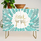 Treat Yo Self - Gold & Turquoise Credenza Gallery Image 1