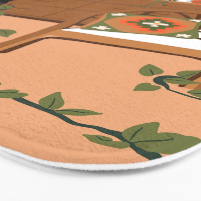 plant lady is the new cat lady Bath Mat Gallery Image 3