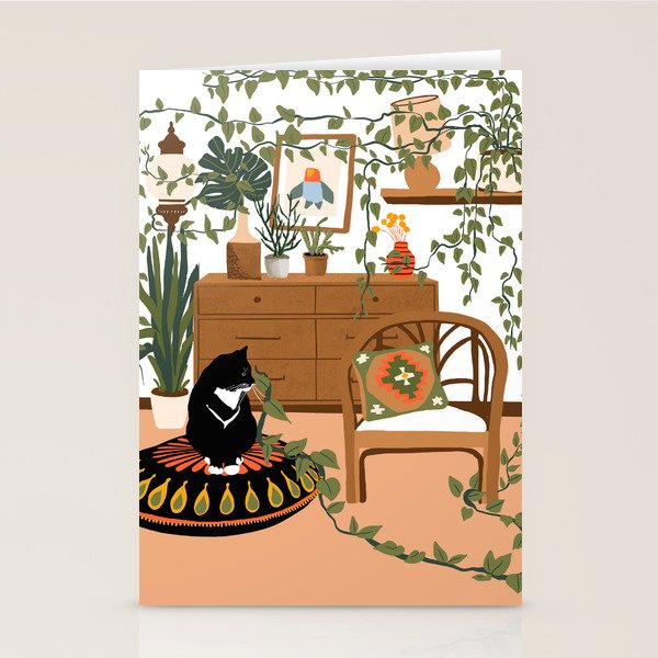 plant lady is the new cat lady Stationery Card Gallery Image 2