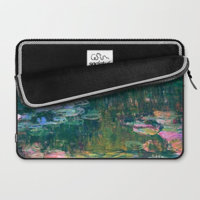 Claude Monet Water Lilies,Nymphéas Laptop Sleeve Gallery Image 2