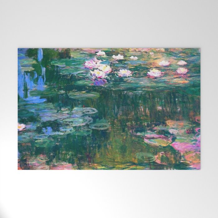 Claude Monet Water Lilies,Nymphéas Welcome Mat Gallery Image 1
