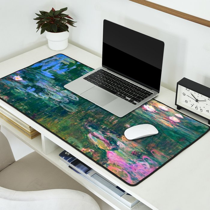 Claude Monet Water Lilies,Nymphéas Desk Mat Gallery Image 2
