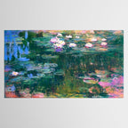 Claude Monet Water Lilies,Nymphéas Tablecloth Gallery Image 2