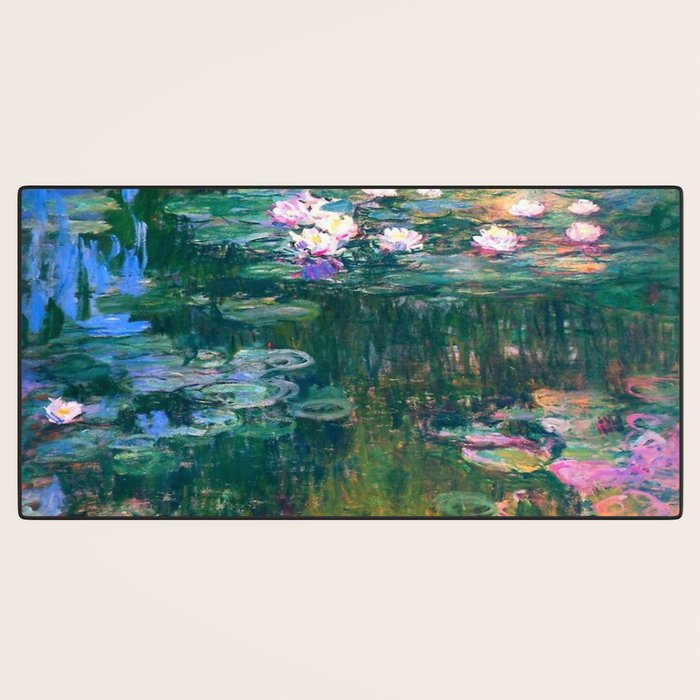 Claude Monet Water Lilies,Nymphéas Desk Mat Gallery Image 3