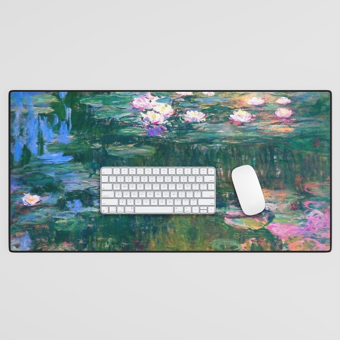 Claude Monet Water Lilies,Nymphéas Desk Mat Gallery Image 1