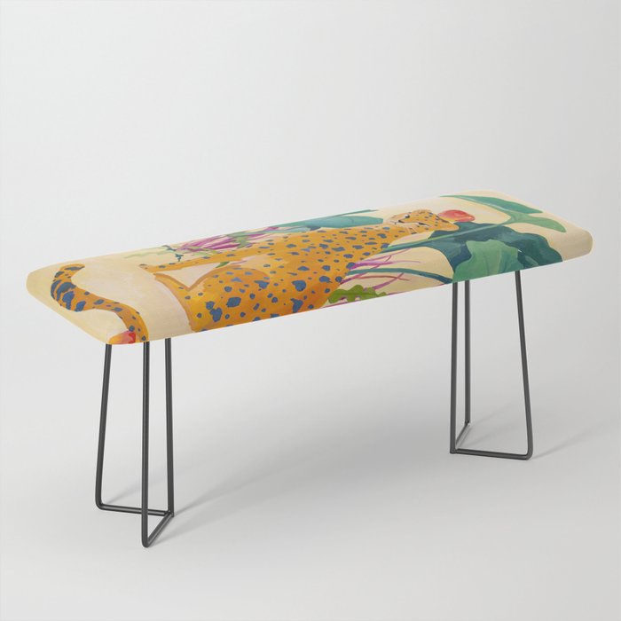 Cheetah and Apples Bench Gallery Image 1