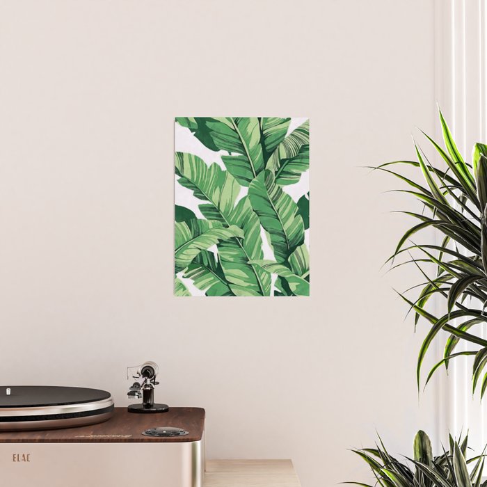Tropical banana leaves V Poster Gallery Image 2