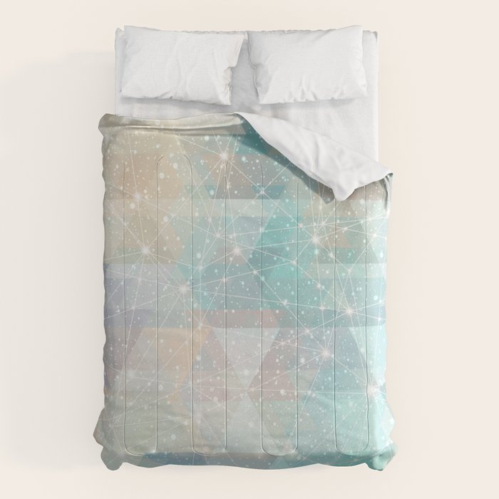 Magical Pastel Starry Constellation Sky Comforter Gallery Image 1