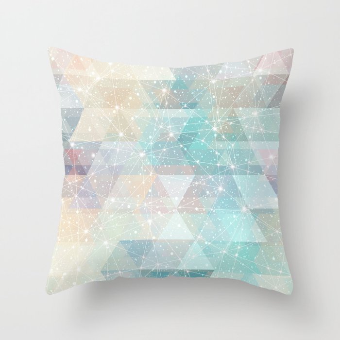 Magical Pastel Starry Constellation Sky Throw Pillow Gallery Image 6