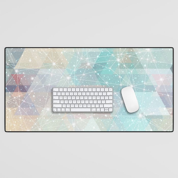 Magical Pastel Starry Constellation Sky Desk Mat Gallery Image 1