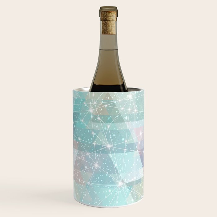 Magical Pastel Starry Constellation Sky Wine Chiller Gallery Image 3