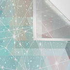 Magical Pastel Starry Constellation Sky Wall Tapestry Gallery Image 3