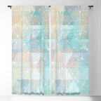 Magical Pastel Starry Constellation Sky Window Curtain Gallery Image 5