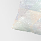 Magical Pastel Starry Constellation Sky Pillow Sham Gallery Image 4