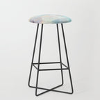 Magical Pastel Starry Constellation Sky Stool Gallery Image 1