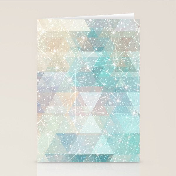 Magical Pastel Starry Constellation Sky Stationery Card Gallery Image 1