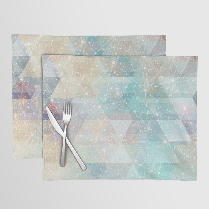 Magical Pastel Starry Constellation Sky Placemat Gallery Image 1