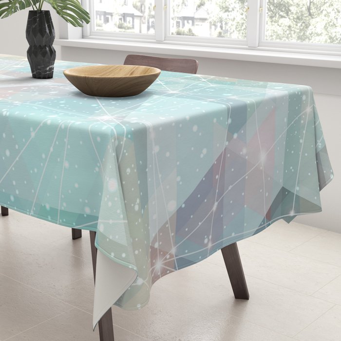 Magical Pastel Starry Constellation Sky Tablecloth Gallery Image 3