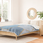 Blue Stone Coastal Design Duvet Cover Gallery Image 2