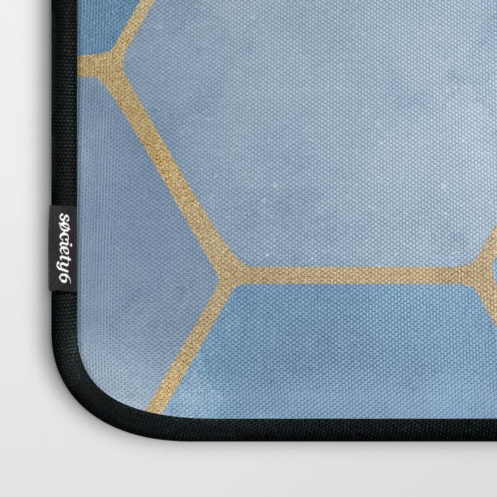 Blue Stone Coastal Design Laptop Sleeve Gallery Image 3
