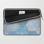 Blue Stone Coastal Design Laptop Sleeve Gallery Image 2