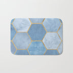 Blue Stone Coastal Design Bath Mat Gallery Image 1
