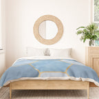 Blue Stone Coastal Design Duvet Cover Gallery Image 3