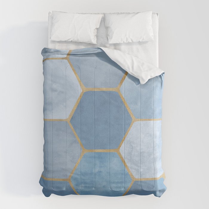Blue Stone Coastal Design Comforter Gallery Image 6