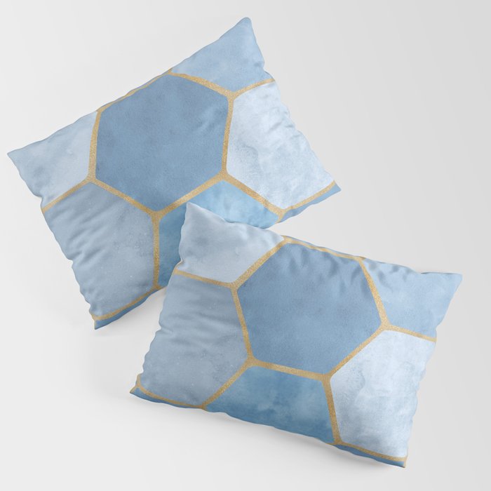 Blue Stone Coastal Design Pillow Sham Gallery Image 3