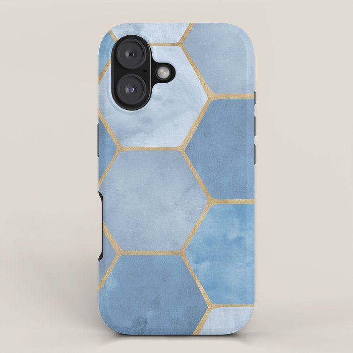 Blue Stone Coastal Design iPhone Case Gallery Image 1