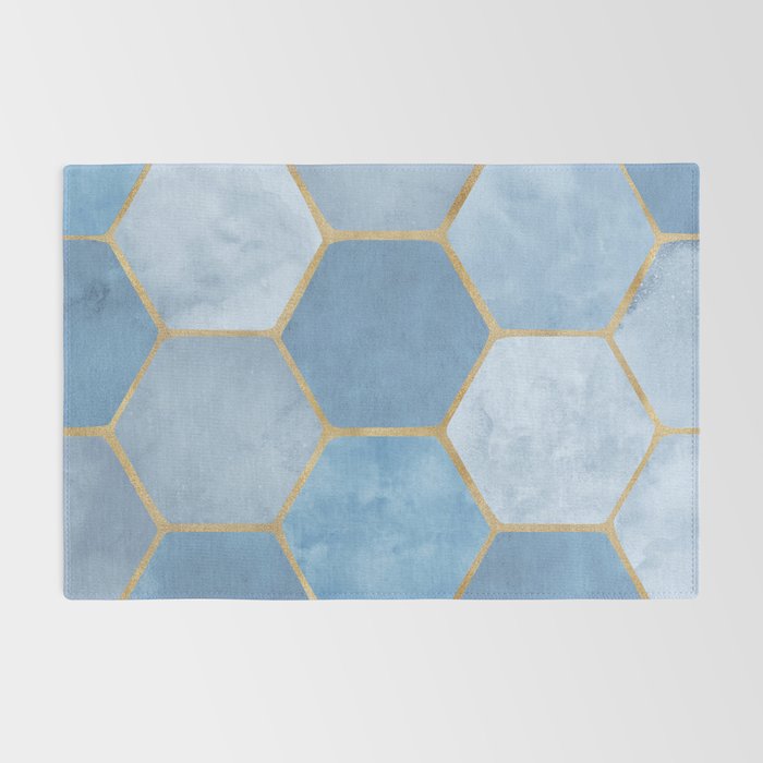 Blue Stone Coastal Design Rug Gallery Image 2