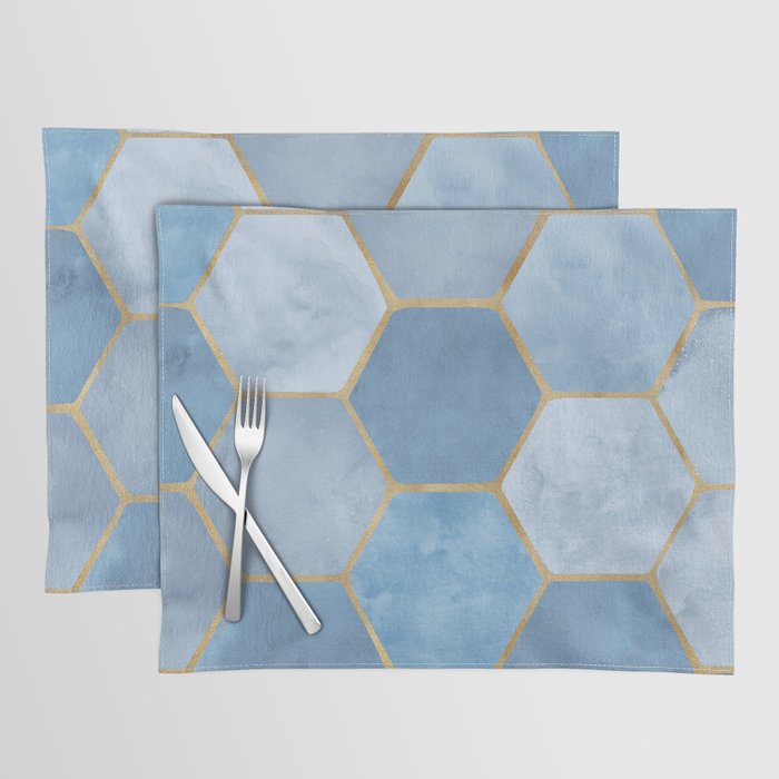 Blue Stone Coastal Design Placemat Gallery Image 1