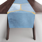 Blue Stone Coastal Design Table Runner Gallery Image 1