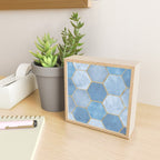 Blue Stone Coastal Design Mini Art Print Gallery Image 2