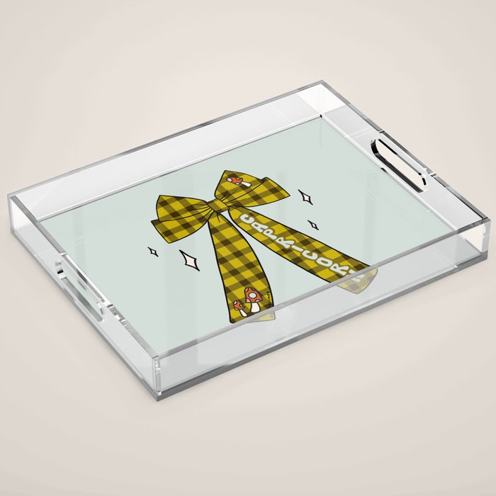Capricorn Bow Acrylic Tray Gallery Image 1
