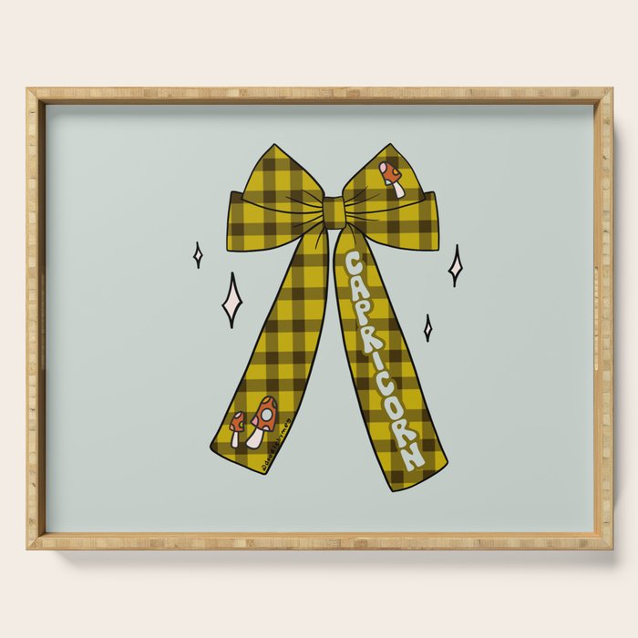 Capricorn Bow Serving Tray Gallery Image 1