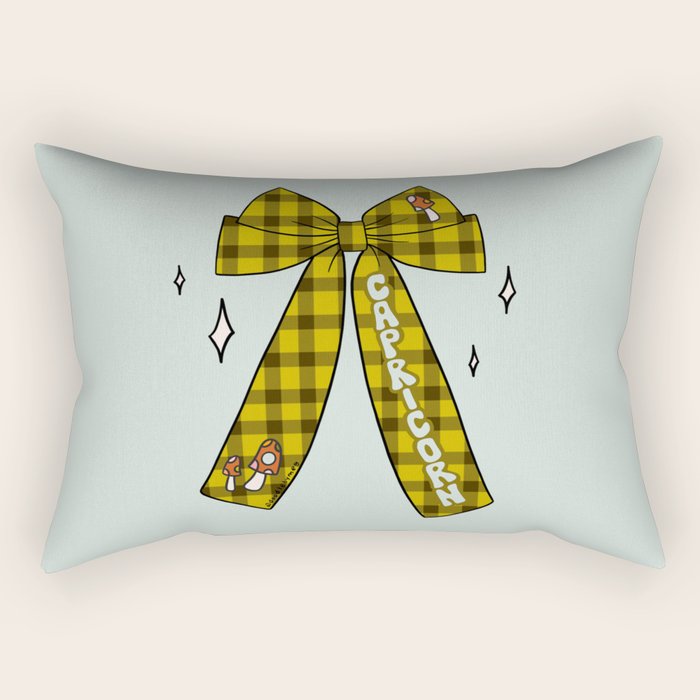 Capricorn Bow Rectangular Pillow Gallery Image 1