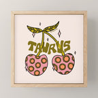 Taurus Cherries Mini Art Print Gallery Image 1