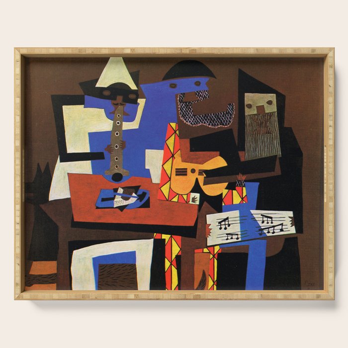 Pablo Picasso Three Musicians II Serving Tray Gallery Image 1
