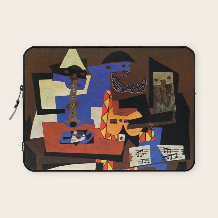 Pablo Picasso Three Musicians II Laptop Sleeve Gallery Image 1