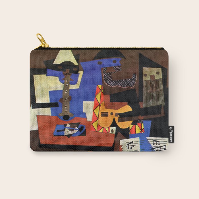 Pablo Picasso Three Musicians II Carry All Pouch Gallery Image 1