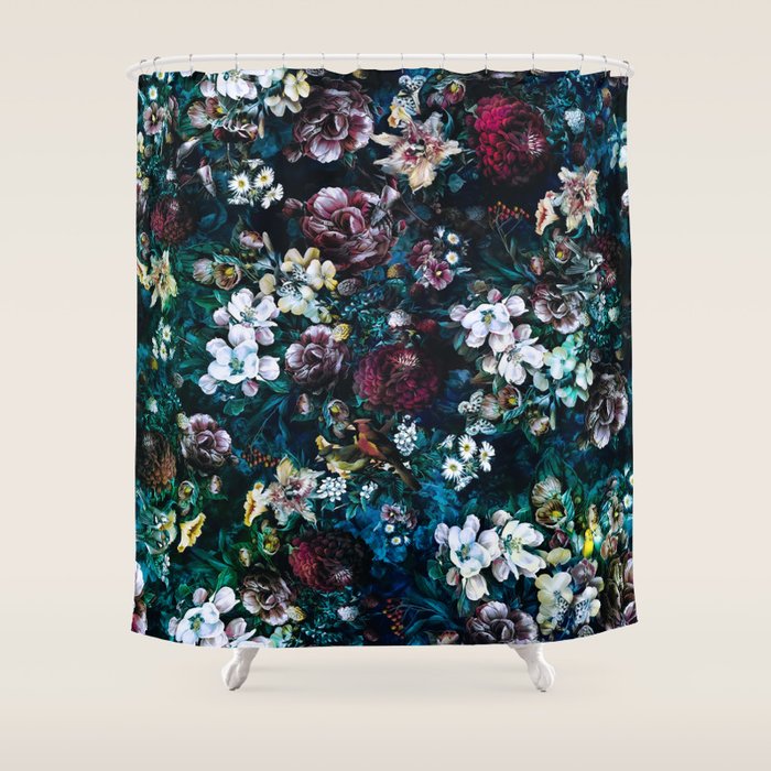 Night Garden 21 Shower Curtain Gallery Image 1