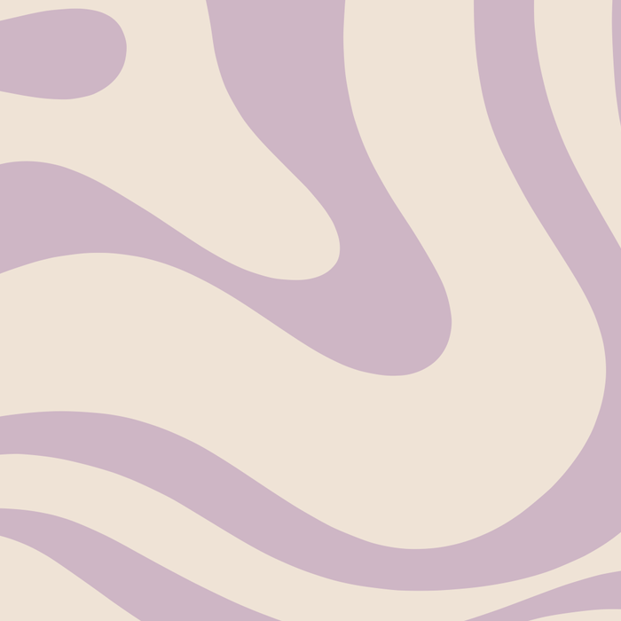 Modern Retro Liquid Swirl Abstract Pattern Square in Light Lavender Cream  Coffee Mug Gallery Image 2