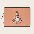 Aries Snowman Laptop Sleeve Gallery Image 1
