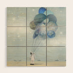 Space Walk Wood Wall Art Gallery Image 1