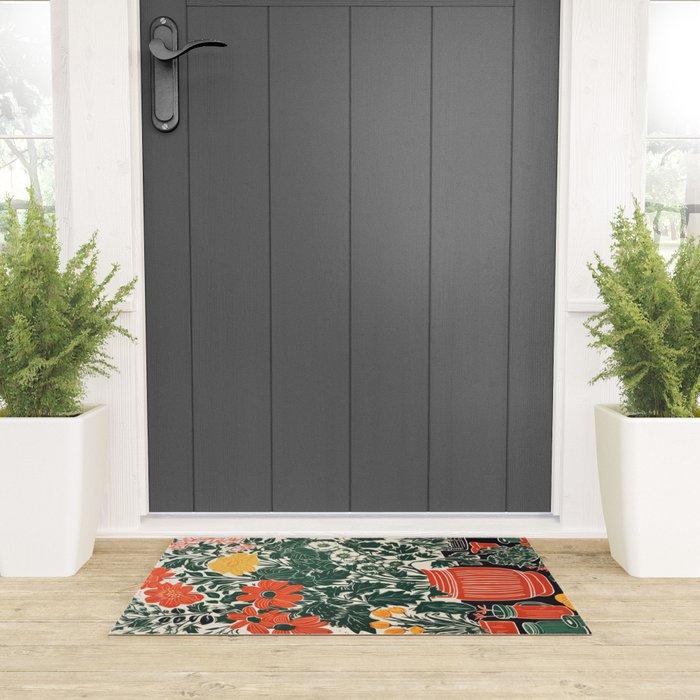 The Greenhouse Potted Garden Welcome Mat Gallery Image 3